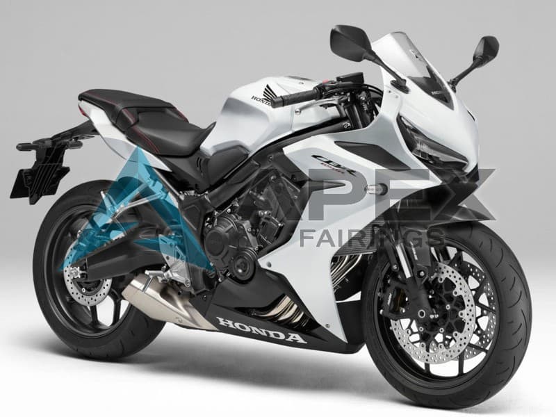 Pearl White - Honda CBR650R (2023-2026) ABS Fairings | Apex Fairings