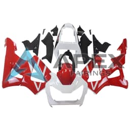 Red & White - Honda CBR900RR CBR929RR (2000-2001) ABS Fairings | Apex Fairings — view 1