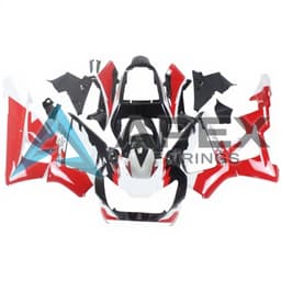 Red & Black - Honda CBR900RR CBR929RR (2000-2001) ABS Fairings — Style A12 | Apex Fairings — view 1