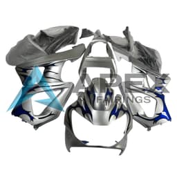 Silver & Blue - Honda CBR900RR CBR929RR (2000-2001) ABS Fairings | Apex Fairings — view 1
