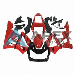 Red & Black - Honda CBR900RR CBR929RR (2000-2001) ABS Fairings — Style A9 | Apex Fairings — view 1