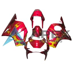 Red & Gold - Honda CBR900RR CBR959RR (2002-2003) ABS Fairings | Apex Fairings — view 1