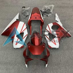 Matte Red & White - Honda CBR900RR CBR959RR (2002-2003) ABS Fairings | Apex Fairings — view 1