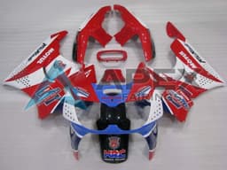 White Red Light Blue Motul - Honda CBR900RR CBR893RR SC28 (1994-1995) ABS Fairings | Apex Fairings — view 1