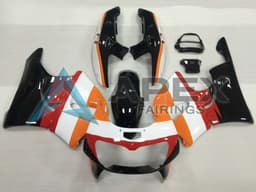 Orange White Red Glossy Black - Honda CBR900RR CBR893RR SC28 (1994-1995) ABS Fairings | Apex Fairings — view 1