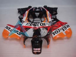 Orange White Red Glossy Black Repsol - Honda CBR900RR CBR893RR SC28 (1994-1995) ABS Fairings | Apex Fairings — view 1