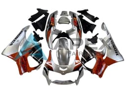 Silver Red Glossy Black - Honda CBR900RR CBR893RR SC33 (1996-1997) ABS Fairings | Apex Fairings — view 1