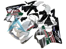White Green Grey Glossy Black Castrol - Honda CBR900RR CBR893RR SC33 (1996-1997) ABS Fairings | Apex Fairings — view 3
