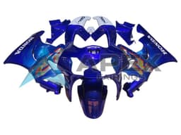 White Blue Silver - Honda CBR900RR CBR919RR SC33 (1998-1999) ABS Fairings | Apex Fairings — view 1