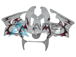 White Red - Honda CBR900RR CBR919RR SC33 (1998-1999) ABS Fairings | Apex Fairings — view 1