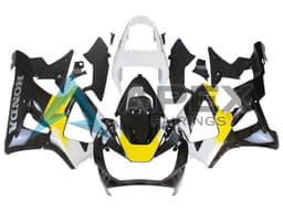 White Yellow Glossy Black - Honda CBR900RR CBR929RR SC44 (2000-2001) ABS Fairings | Apex Fairings — view 1