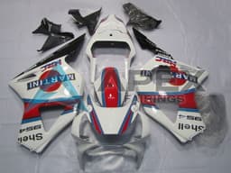 White Red Black Martini - Honda CBR900RR CBR954RR SC50 (2002-2003) ABS Fairings | Apex Fairings — view 1
