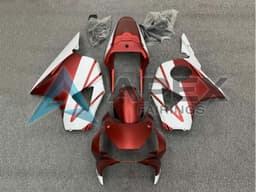 White Red - Honda CBR900RR CBR954RR SC50 (2002-2003) ABS Fairings | Apex Fairings — view 1