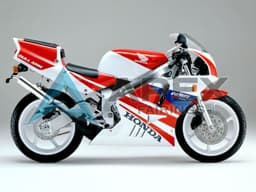 White Red Blue - Honda NSR250R MC28 (1990-1993) ABS Fairings | Apex Fairings — view 1