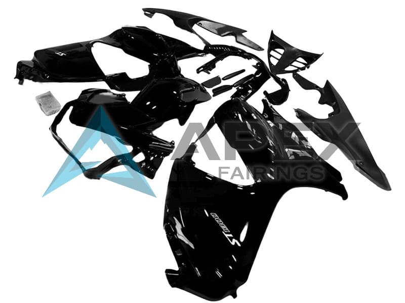 Glossy Black - Honda Honda ST 1300 / Pan European 1300 (2002-2016) ABS Fairings | Apex Fairings