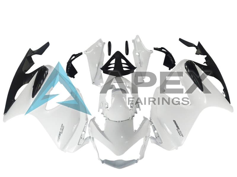 Pearl White - Honda Honda ST 1300 / Pan European 1300 (2002-2016) ABS Fairings | Apex Fairings