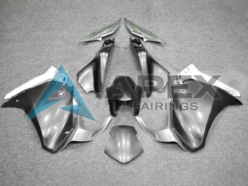 Silver White - Honda VFR1200F (2010-2013) ABS Fairings — Style FE15 | Apex Fairings