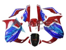 White Red Blue - Honda VFR1200F (2010-2013) ABS Fairings | Apex Fairings — view 1