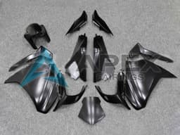 Matte Black Glossy Black - Honda VFR1200F (2010-2013) ABS Fairings | Apex Fairings — view 1