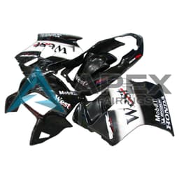 Black & White with West Racing - Honda VFR800 Viffer / Interceptor (1998-2001) ABS Fairings | Apex Fairings — view 1