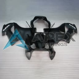 Matte Black with White VFR Logo - Honda VFR800 Viffer / Interceptor (1998-2001) ABS Fairings | Apex Fairings — view 1
