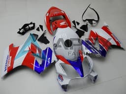White Red Blue - Honda VFR800 Interceptor RC46 (2002-2016) ABS Fairings | Apex Fairings — view 1