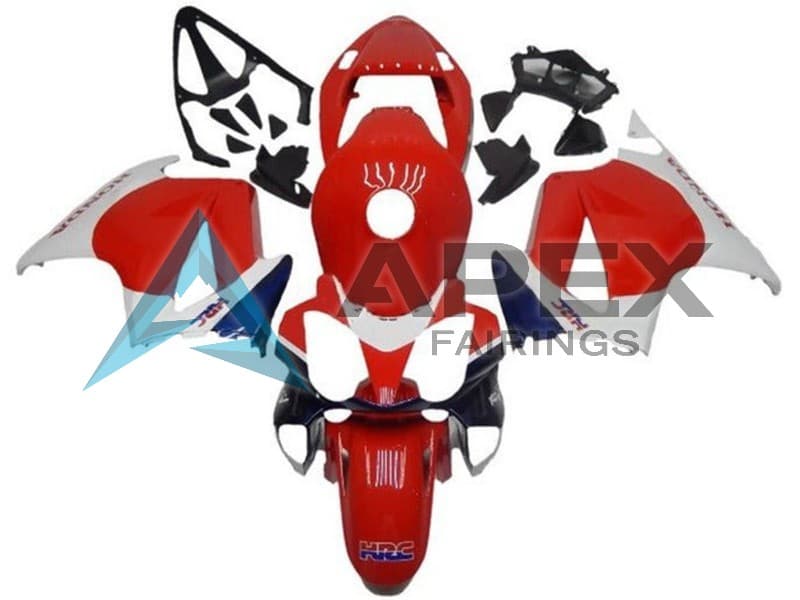 White Red Blue HRC - Honda VFR800 Interceptor RC46 (2002-2016) ABS Fairings | Apex Fairings