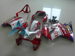 White Red Blue Xerox 21 - Honda VFR800 Interceptor RC46 (2002-2016) ABS Fairings | Apex Fairings — view 1