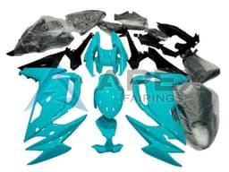 Light Blue Black - Kawasaki Ninja650 / Ninja650R (2020-2026) ABS Fairings | Apex Fairings — view 1