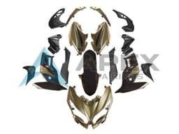 Glossy Black  Versys - Kawasaki Versys650 (2022-2025) ABS Fairings | Apex Fairings — view 1
