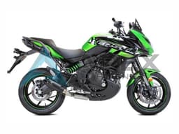 Glossy Black White  Versys - Kawasaki Versys650 (2022-2025) ABS Fairings | Apex Fairings — view 1