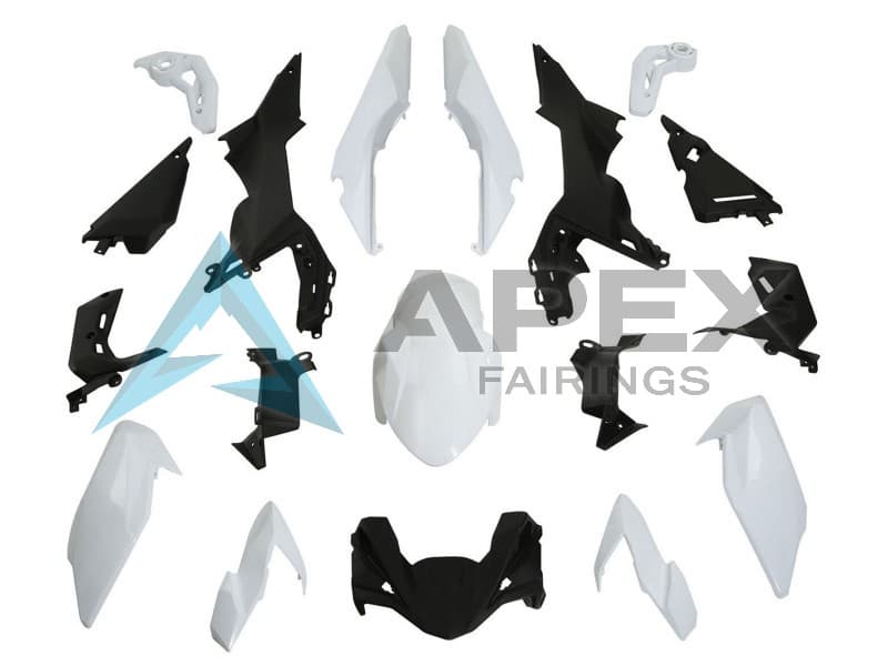 Unpainted - Kawasaki Z650 (2017-2019) ABS Fairings | Apex Fairings
