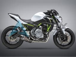 White Black Green - Kawasaki Z650 (2017-2019) ABS Fairings | Apex Fairings — view 1