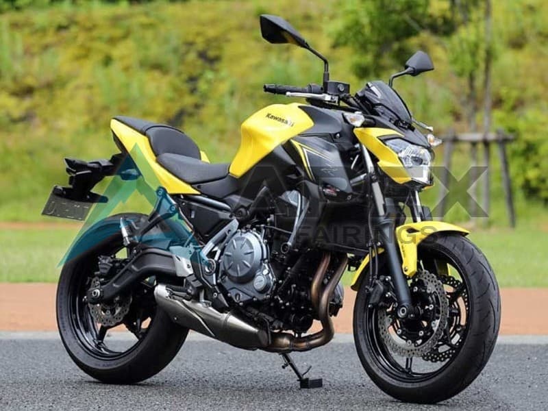 Yellow Black - Kawasaki Z650 (2017-2019) ABS Fairings | Apex Fairings