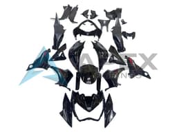 Glossy Black Red - Kawasaki Z800 (2013-2016) ABS Fairings | Apex Fairings — view 1