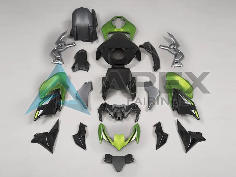 Black Green - Kawasaki Z900 (2020-2024) ABS Fairings | Apex Fairings