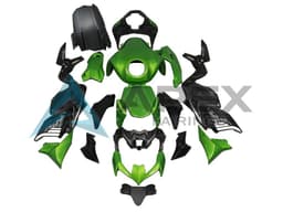 Green Black - Kawasaki Z900 (2020-2024) ABS Fairings | Apex Fairings — view 1