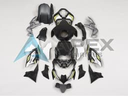 Black White Yellow - Kawasaki Z900 (2020-2024) ABS Fairings | Apex Fairings — view 1