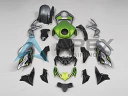 Green Black Gray - Kawasaki Z900 (2020-2024) ABS Fairings | Apex Fairings — view 1