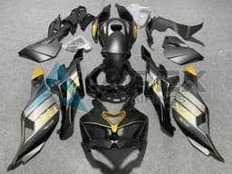 Matte Black Grey Gold Glossy Black - Kawasaki ZX-25R (2019-2026) ABS Fairings | Apex Fairings — view 1