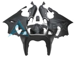 Matte Black - Kawasaki ZX-7R (1996-2003) ABS Fairings | Apex Fairings — view 1