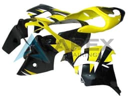 Yellow Black - Kawasaki ZX-9R (2002-2003) ABS Fairings | Apex Fairings — view 1