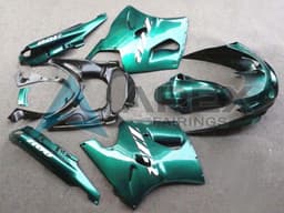 Glossy Green - Kawasaki ZZR1100 (1993-2003) ABS Fairings | Apex Fairings — view 1
