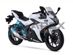 White Black - Suzuki GSX250R (2017-2020) ABS Fairings — Style FE11 | Apex Fairings — view 1