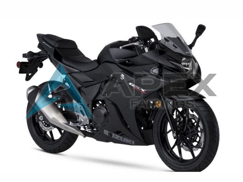 Matte Black - Suzuki GSX250R (2017-2020) ABS Fairings | Apex Fairings