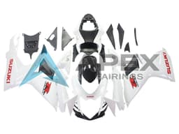 White Glossy Black Red Decal - Suzuki GSX-R600 (2011-2026) ABS Fairings | Apex Fairings — view 1