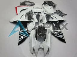 White Glossy Black Red - Suzuki GSX-R600 (2011-2026) ABS Fairings | Apex Fairings — view 1