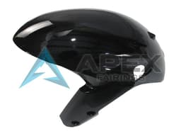 White Glossy Black - Suzuki GSX-R600 (2011-2026) ABS Fairings — Style FE168 | Apex Fairings — view 4