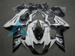 White Glossy Black - Suzuki GSX-R600 (2011-2026) ABS Fairings — Style FE171 | Apex Fairings — view 1
