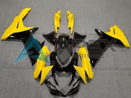 Yellow Glossy Black - Suzuki GSX-R600 (2011-2026) ABS Fairings | Apex Fairings — view 1